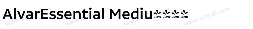 AlvarEssential Mediu字体转换